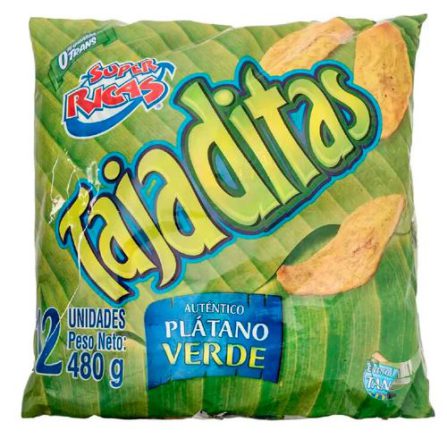 TAJADITAS VERDES 45 GR X12