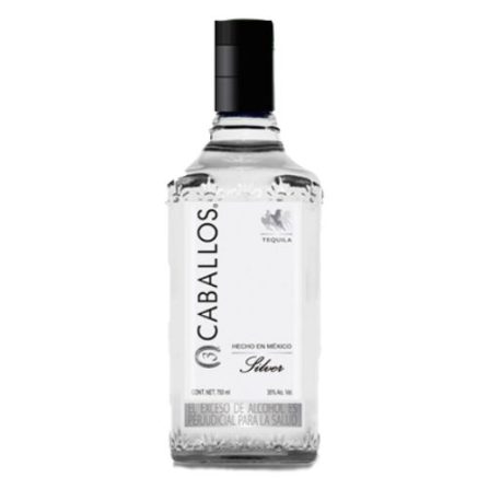 TEQUILA TRES CABALLOS GOLD 1000 ML SILVER
