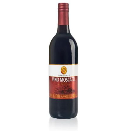 VINO MOSCATEL TINTO 750 ML