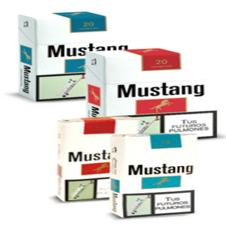 MUSTANG ROJO CLASICO x10