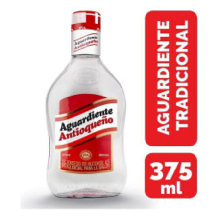 AGUARDIENTE NECTAR TRADICIONAL 375 CC ROJO